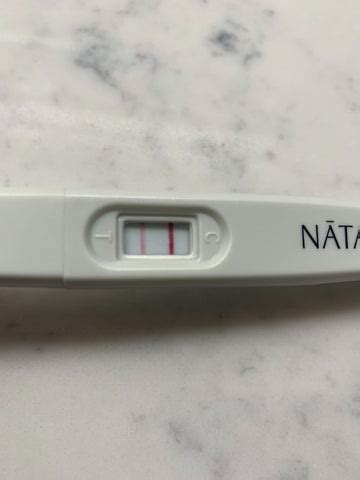 natalist pregnancy test positive